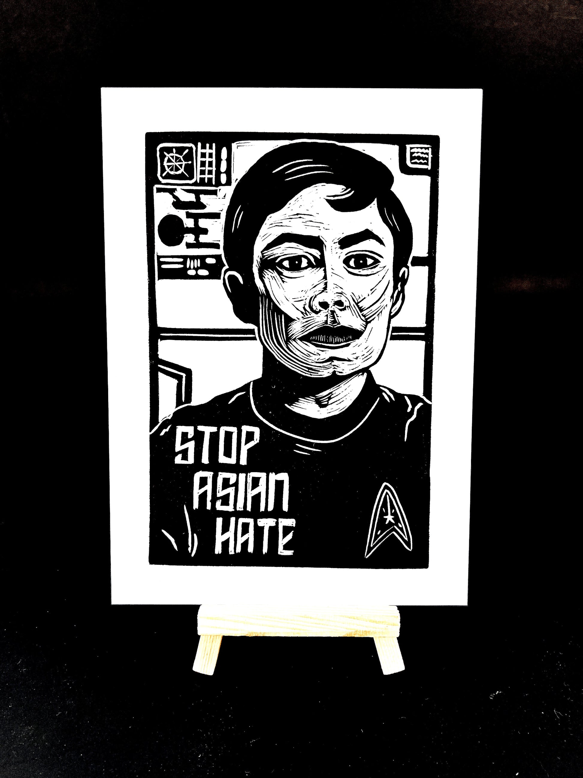 Lieutenant Sulu (George Takei) - Stop Asian Hate - Arts & Crafts