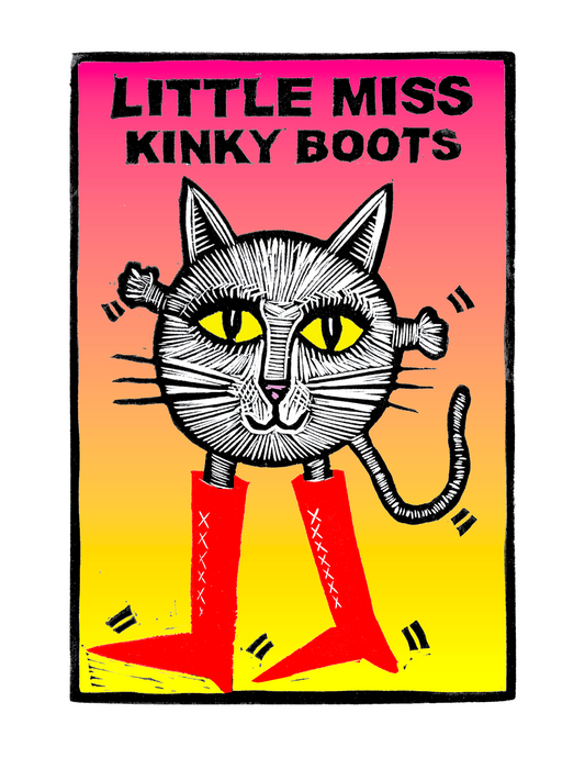 Little Miss Kinky Boots / Cat (8.5 x 11’’) color print - Arts & Crafts