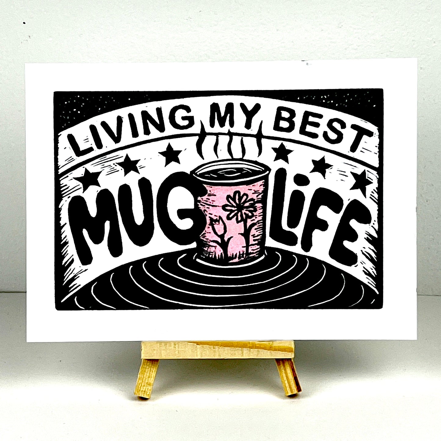 Living My Best MUG LIFE (various) - Flowers - Arts & Crafts