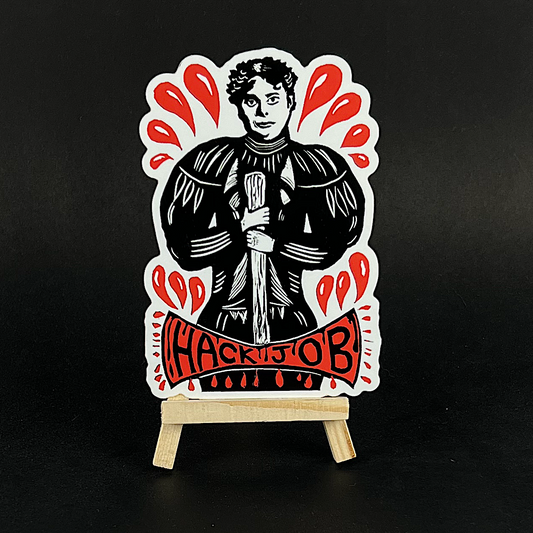 Lizze Borden (Hack Job) - sticker - Arts & Crafts