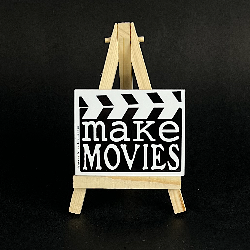 Make Movies - sticker - Arts & Crafts