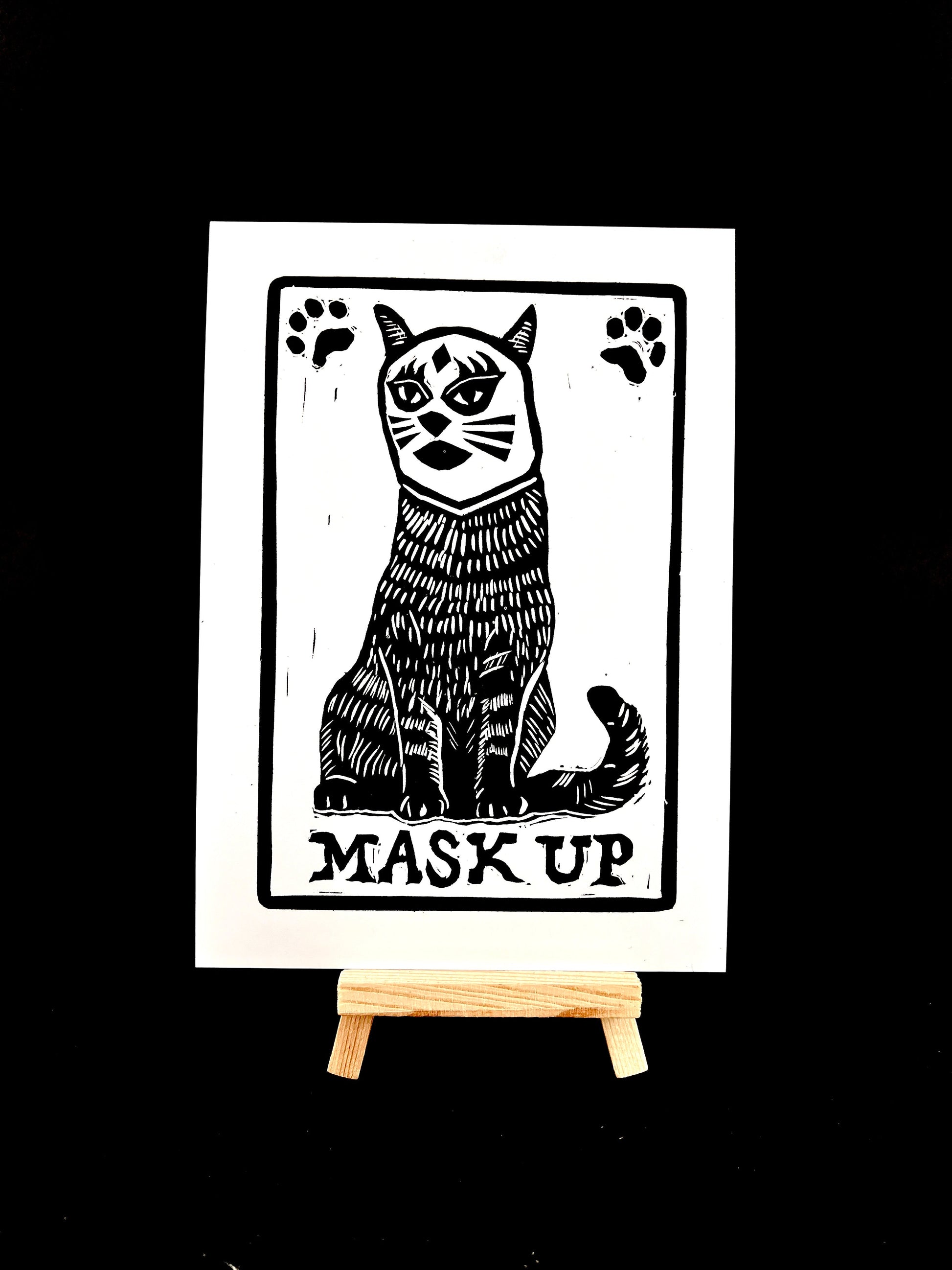 MASK UP - Gato Libre - Arts & Crafts