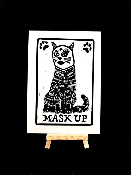 MASK UP - Gato Libre - Arts & Crafts
