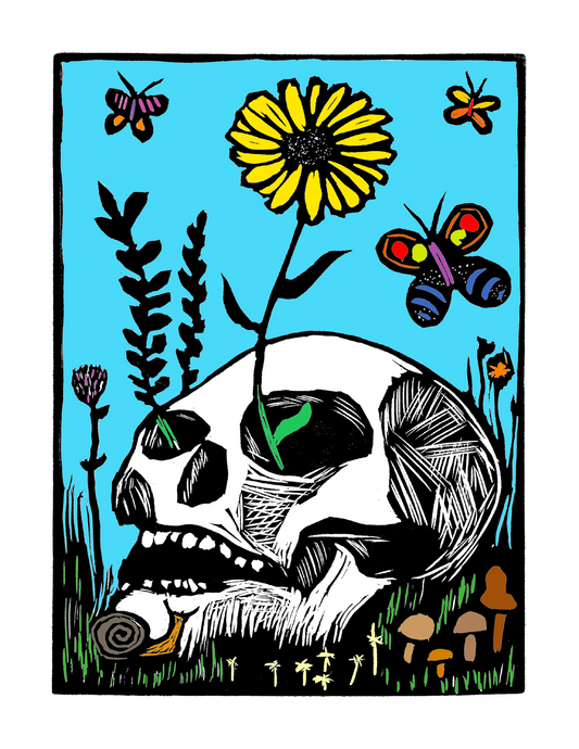 Memento Mori (8.5 x 11’’) color print - Arts & Crafts