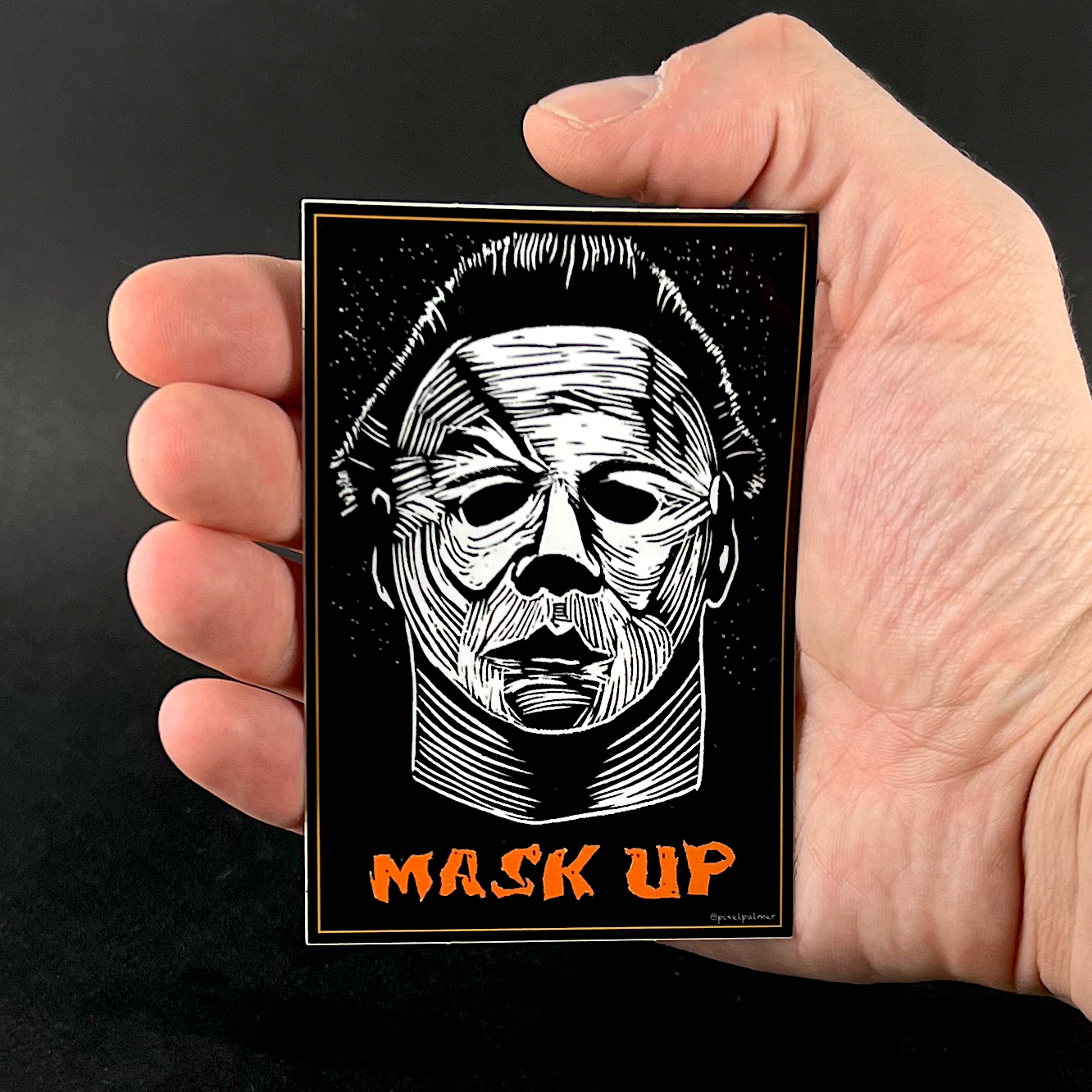 Michael Myers (Mask Up) - sticker - Arts & Crafts