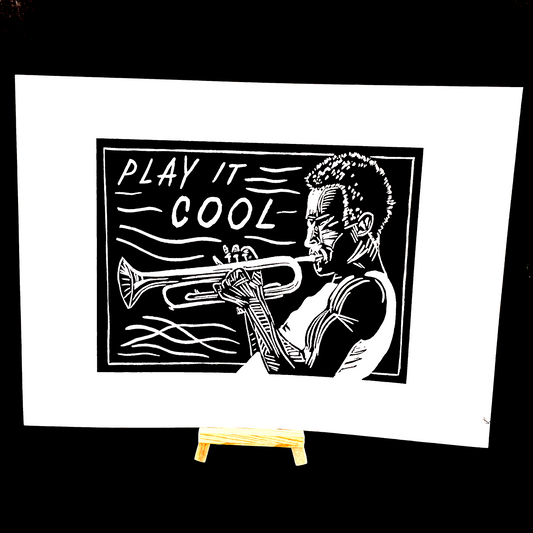 Miles Davis PLAY IT COOL - Screen Print - Arts & Crafts