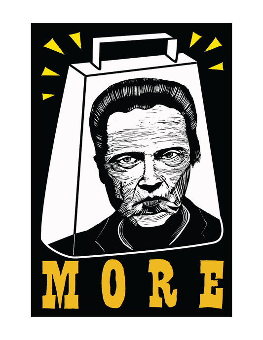 MORE Cowbell / Christopher Walken (8.5 x 11’’) color print - Arts & Crafts