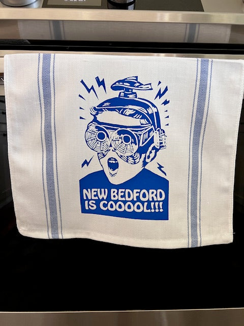 New Bedford is COOOOL!! - tea towel all cotton kitchen cooking baking food - Towel
