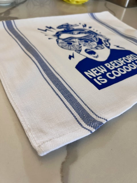 New Bedford is COOOOL!! - tea towel all cotton kitchen cooking baking food - Towel