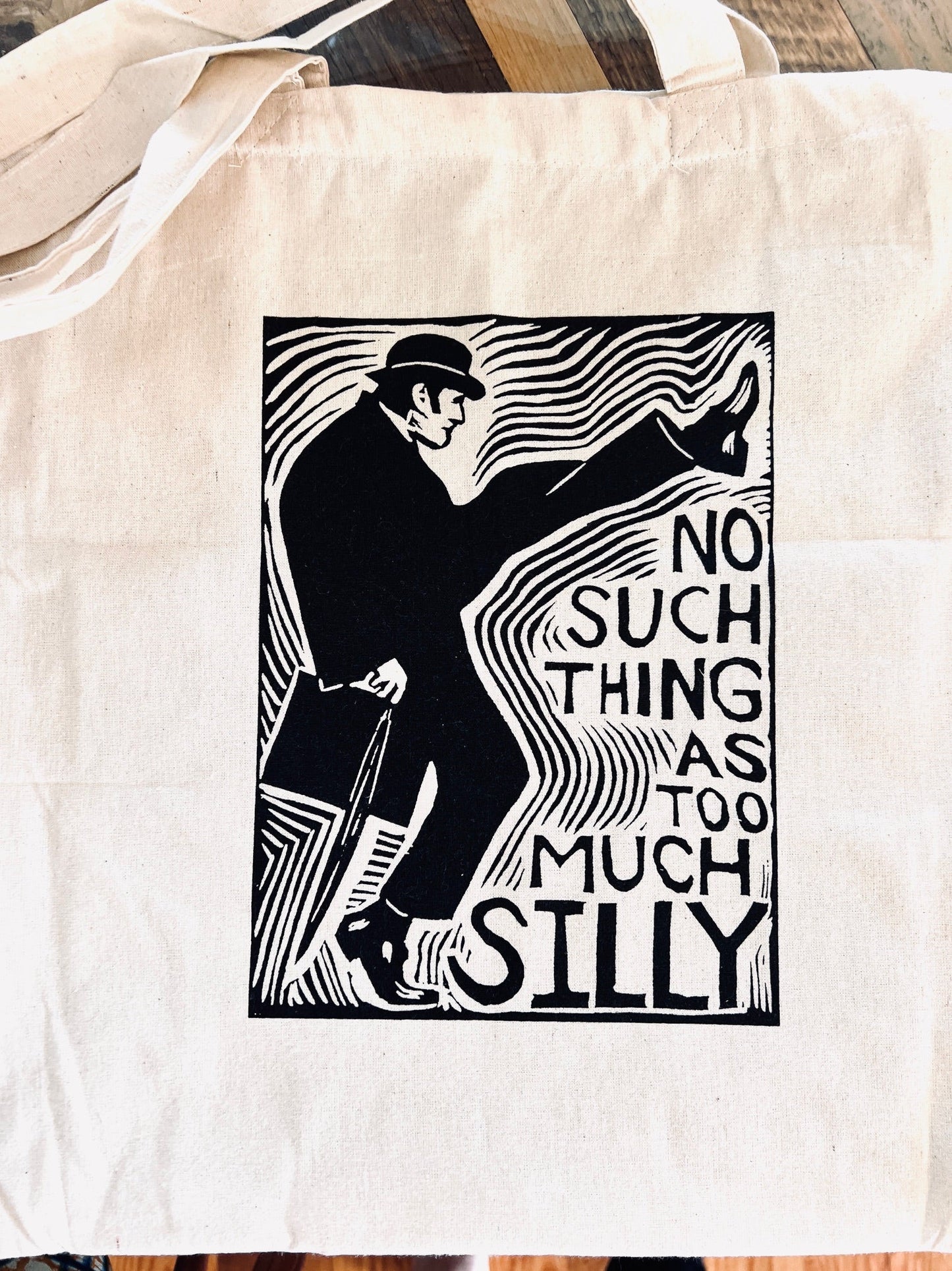 NO SUCH THING AS TOO MUCH SILLY - Cotton Tote - Monty Python - Tote Bag