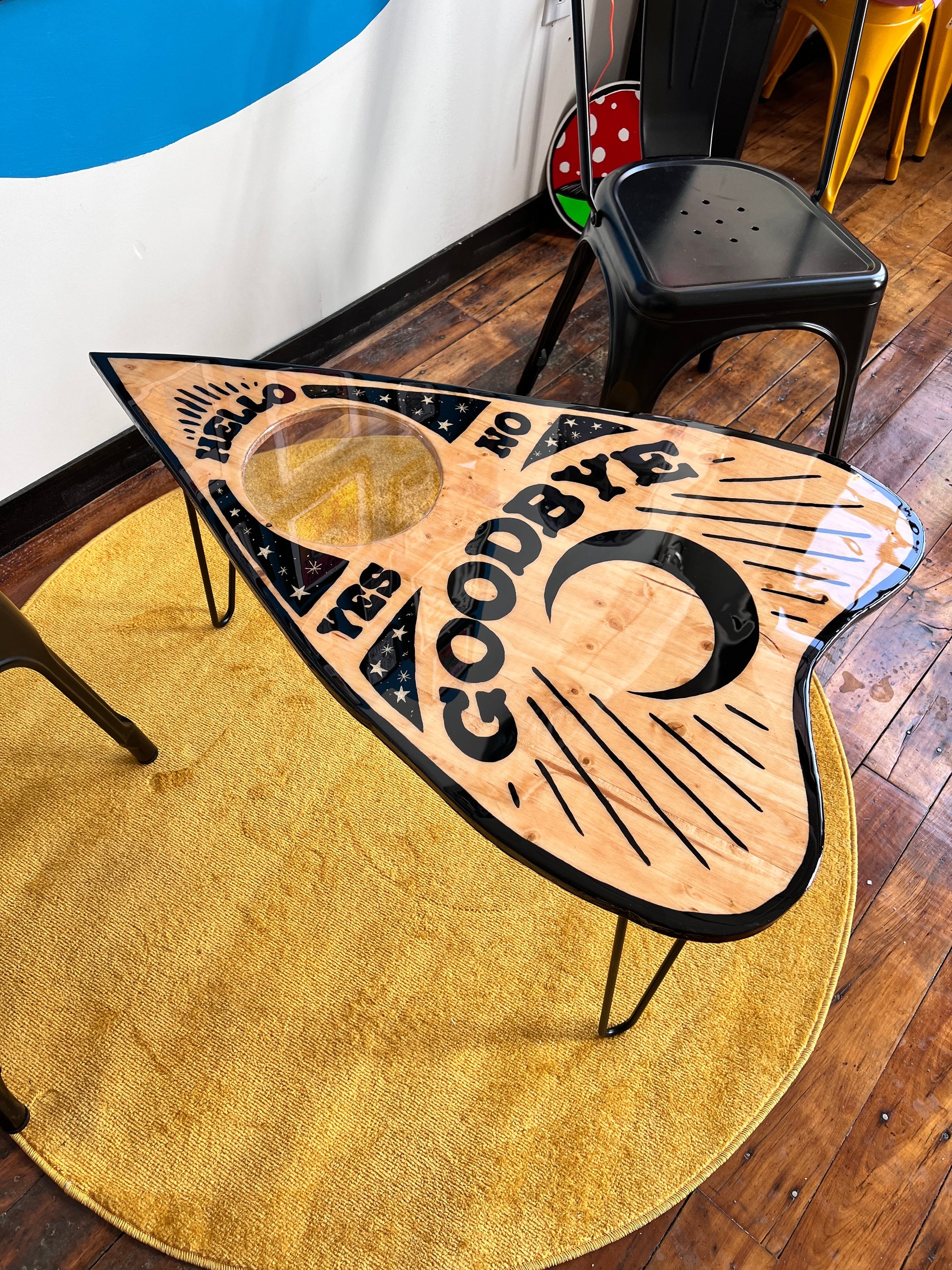 Ouija Planchette: Coffee Table: 24’’x36’’ with 16’’ legs - Furniture