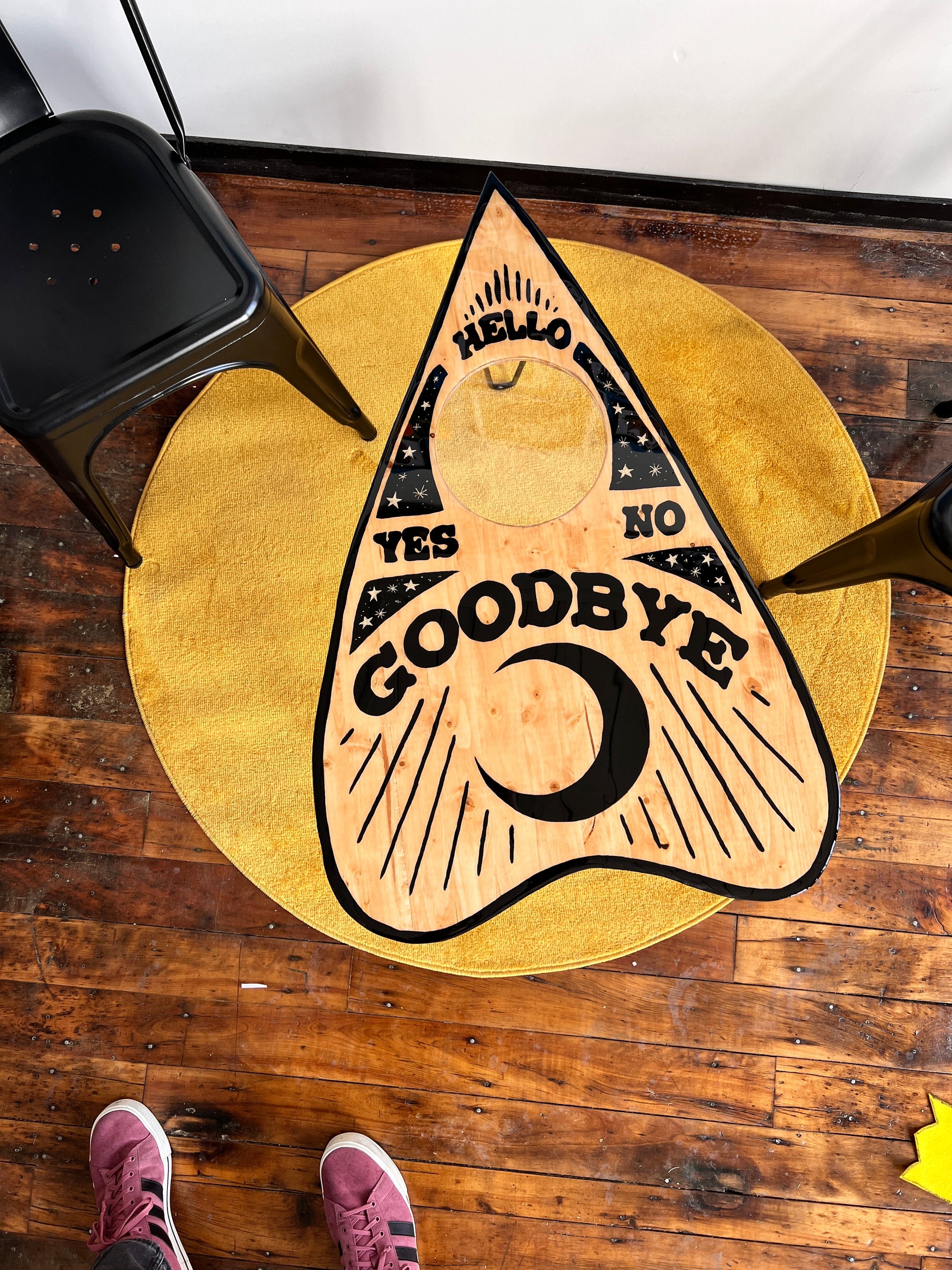 Ouija Planchette: Coffee Table: 24’’x36’’ with 16’’ legs - Furniture