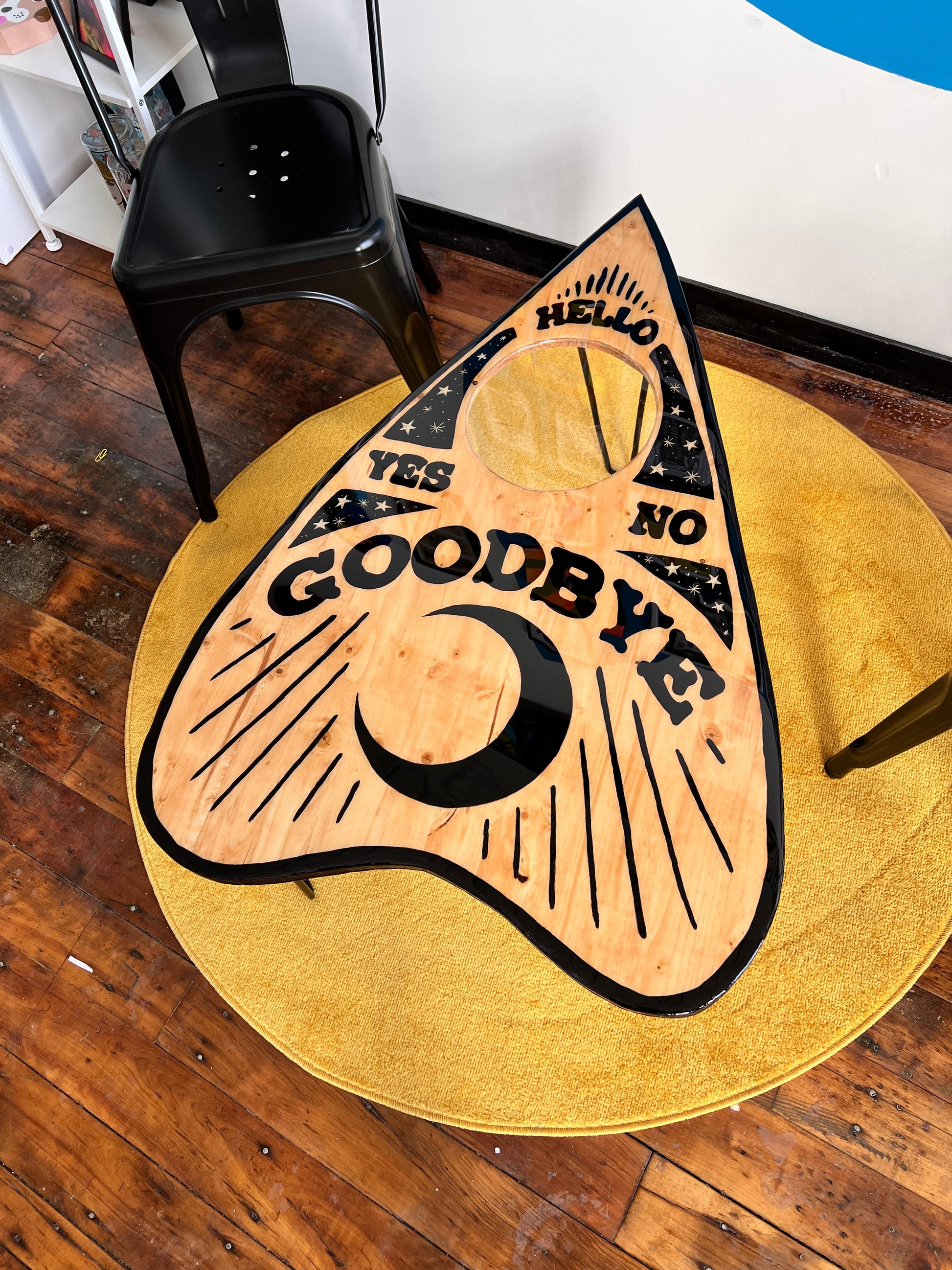 Ouija Planchette: Coffee Table: 24’’x36’’ with 16’’ legs - Furniture