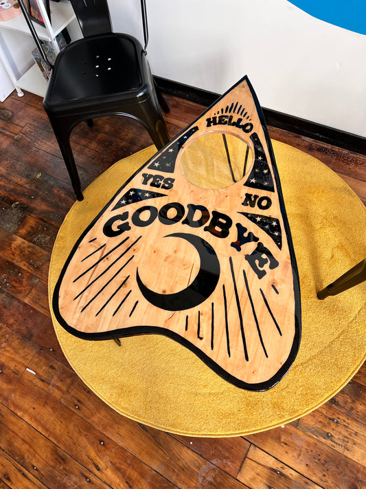Ouija Planchette: Coffee Table: 24’’x36’’ with 16’’ legs - Furniture