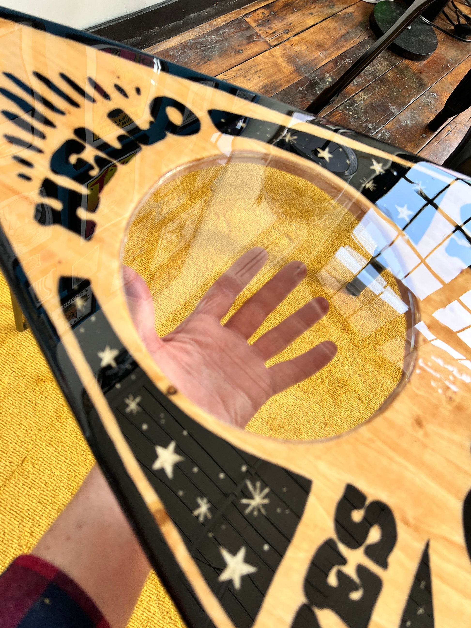 Ouija Planchette: Coffee Table: 24’’x36’’ with 16’’ legs - Furniture