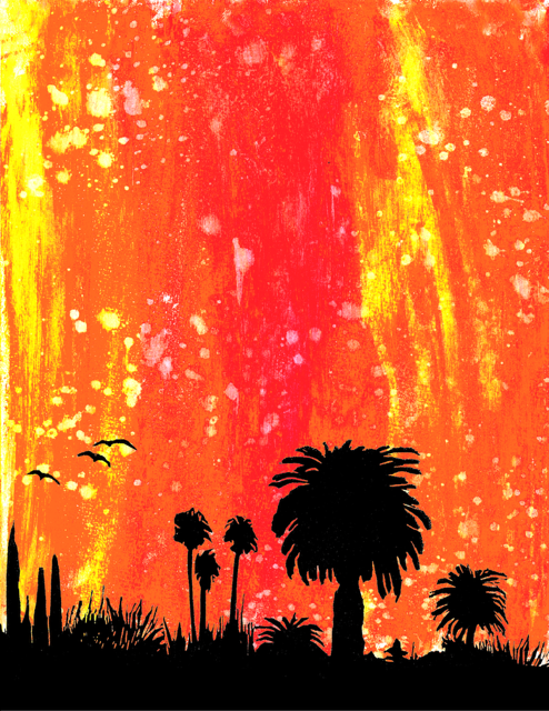 Painted Sky Over Ventura (8.5 x 11’’) color print - Prints