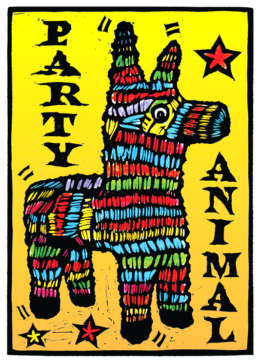Party Animal piñata - 8.5 x 11’’ color print - Prints