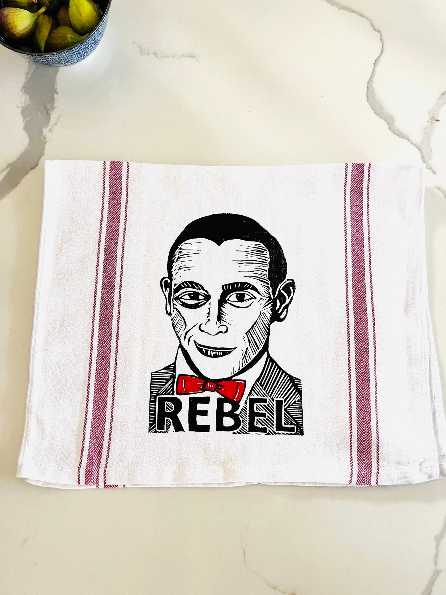 Pee-wee Herman REBEL - tea towel all cotton kitchen cooking baking food - Towel