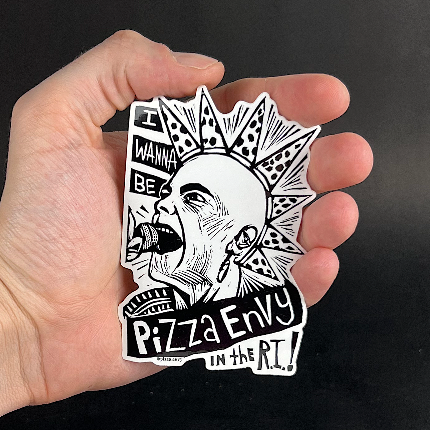Pizza Envy - sticker - Arts & Crafts