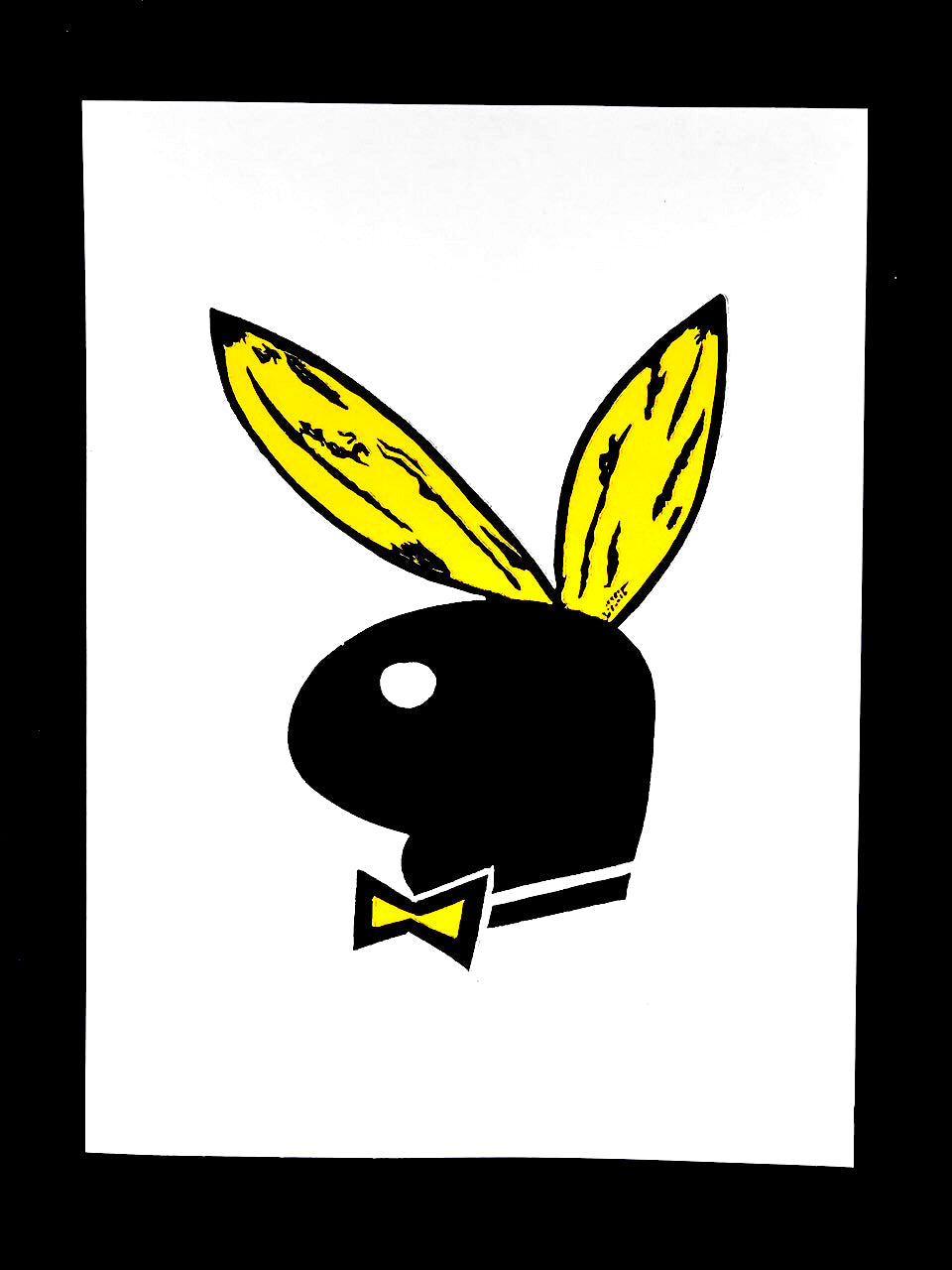 Playboy Bunnana - Screen Print - Arts & Crafts