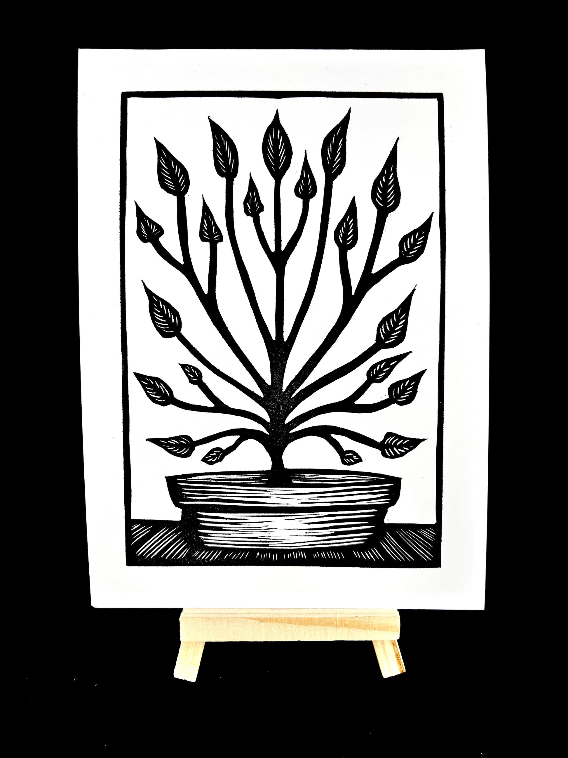 Potted Plant - Symmetrical - Arts & Crafts