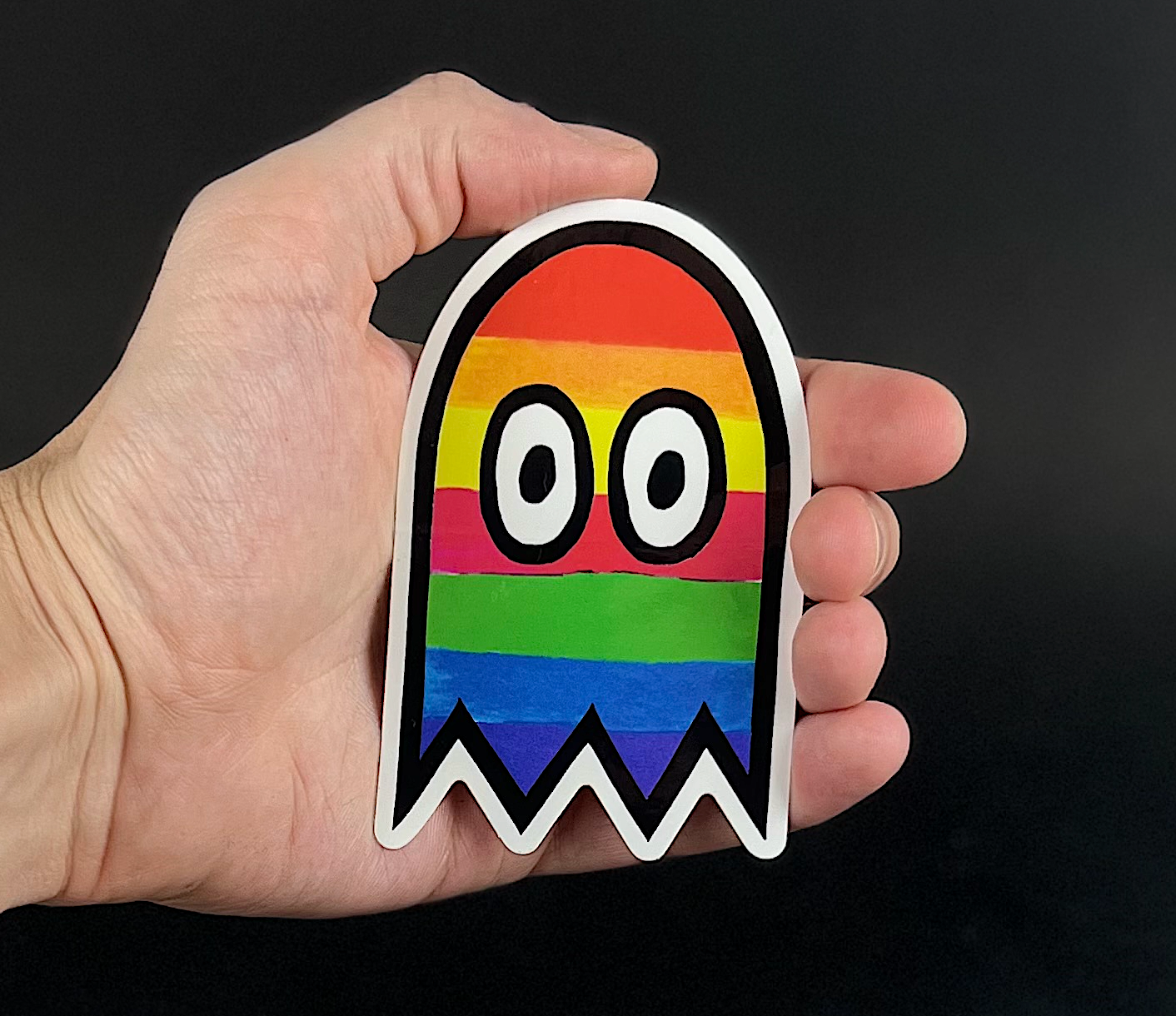 Pride Ghost- sticker - Arts & Crafts