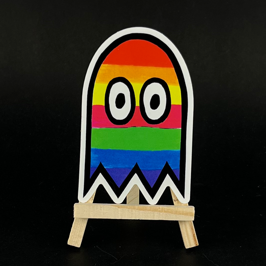 Pride Ghost- sticker - Arts & Crafts