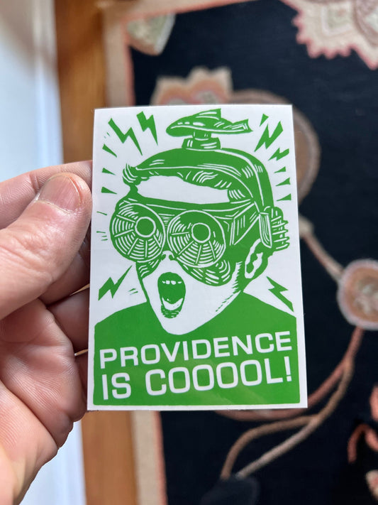 Providence is COOOOL - sticker - Arts & Crafts