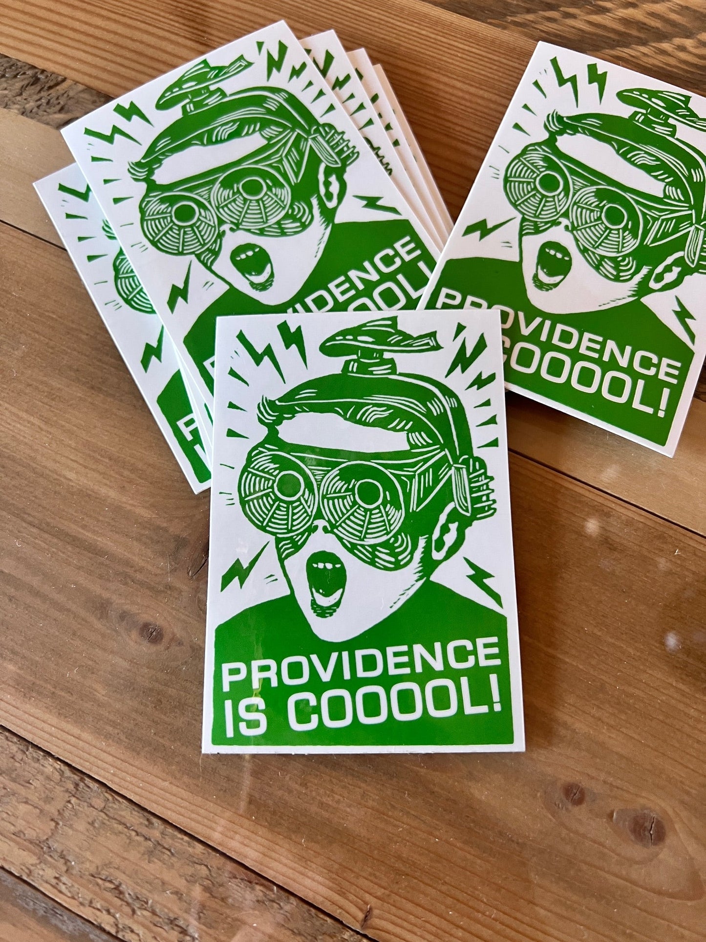 Providence is COOOOL - sticker - Arts & Crafts