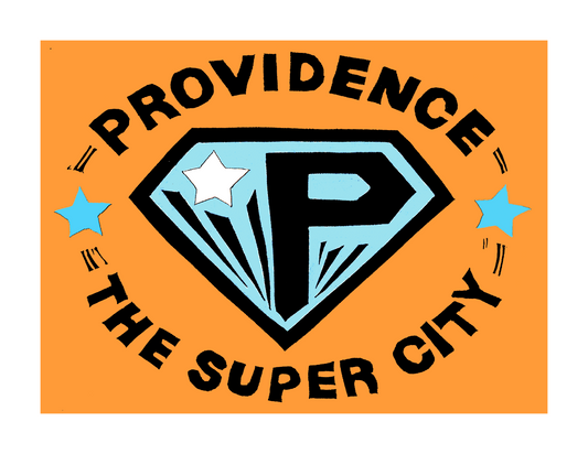 Providence The Super City / Rhode Island (8.5 x 11’’) color print - Arts & Crafts