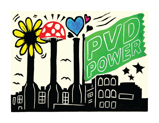 PVD POWER / Providence Rhode Island (8.5 x 11’’) color print - Arts & Crafts