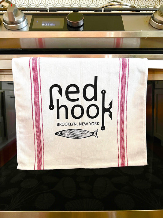 Red Hook - Brooklyn NY - tea towel all cotton kitchen - Towel