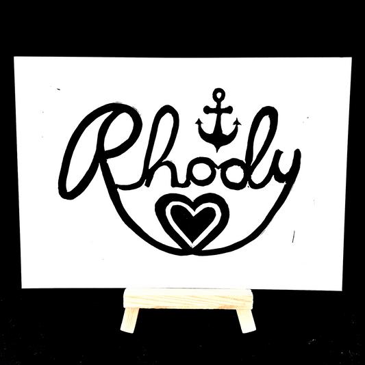 Rhody (cursive) - Arts & Crafts