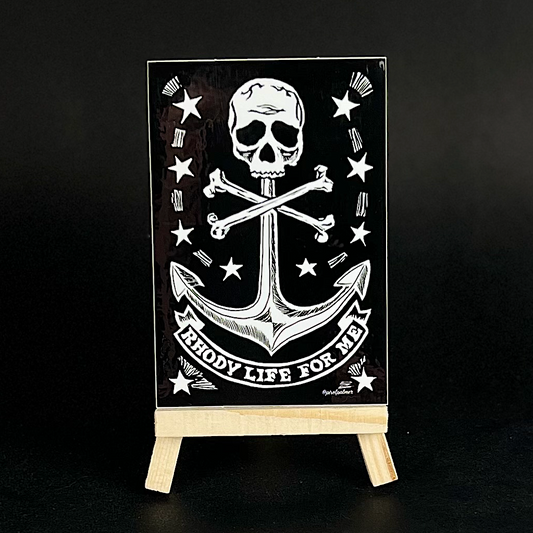 Rhody Life for Me - sticker - Arts & Crafts