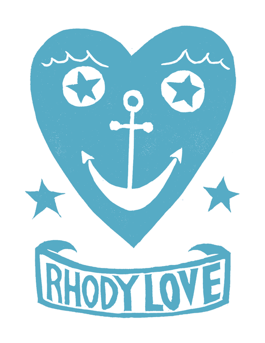 Rhody Love / Rhode Island (8.5 x 11’’) color print - Arts & Crafts