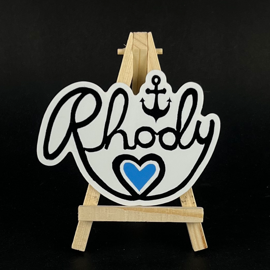 Rhody Love - sticker - Arts & Crafts