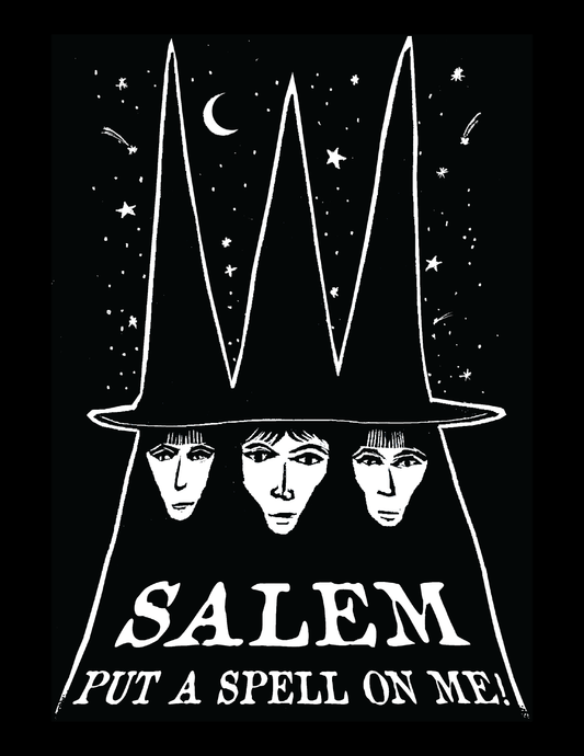 Salem Put a Spell on Me! (8.5 x 11’’) color print - Arts & Crafts