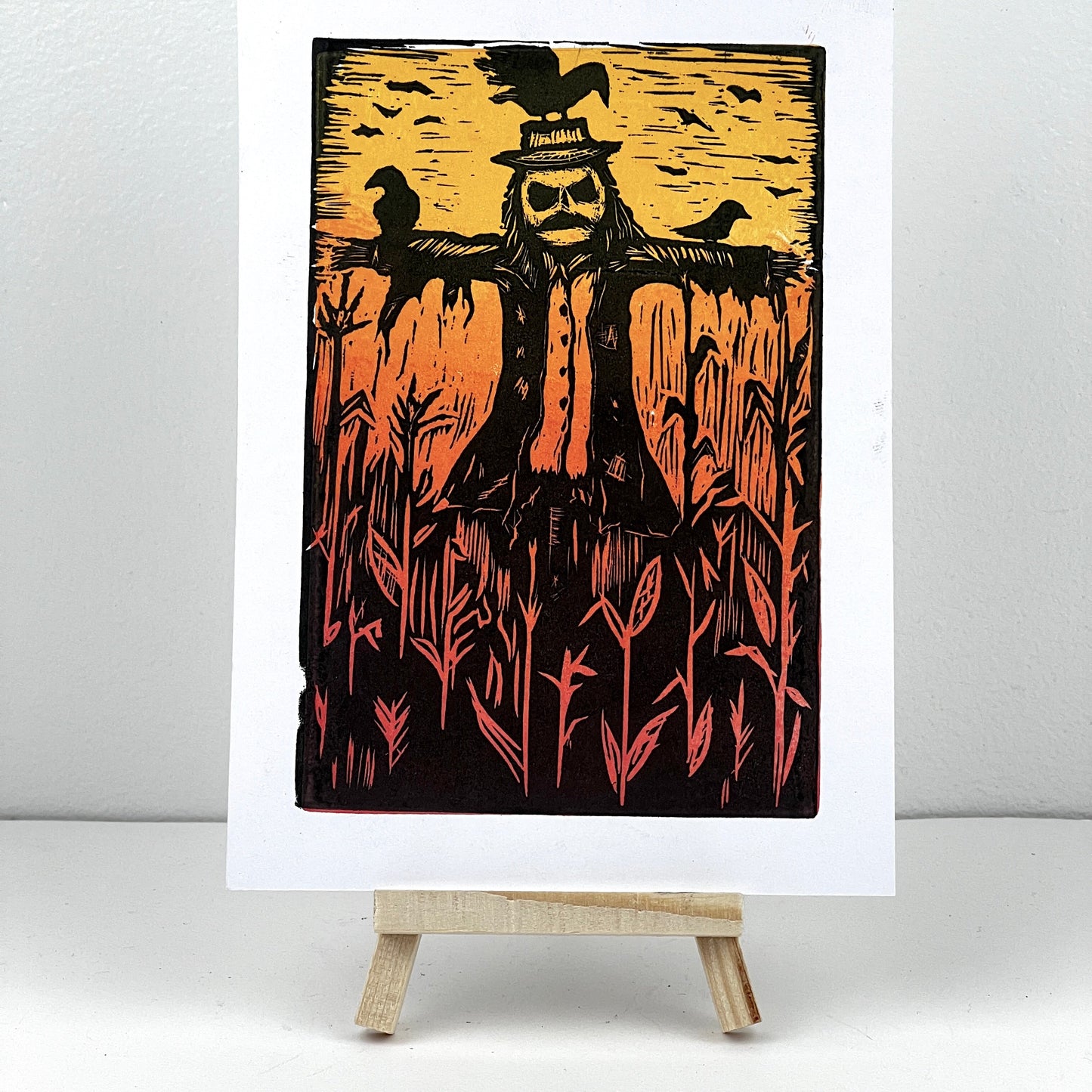 Scarecrow - Sunset - Arts & Crafts