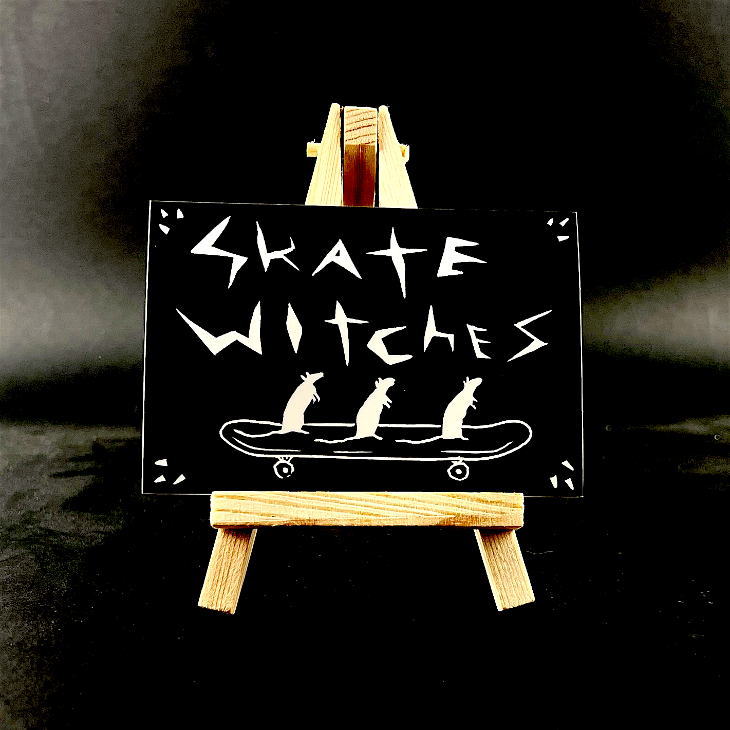 Skate Witches - sticker - Arts & Crafts