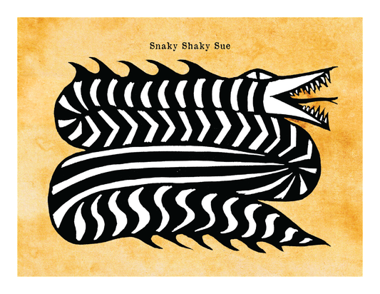 Snaky Shaky Sue - Mythical Monster (8.5 x 11’’) color print - Prints