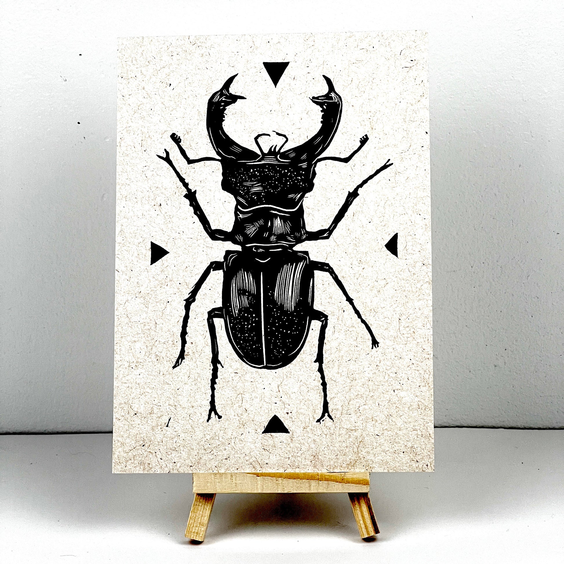Stag Beetle (triptych) - Arts & Crafts