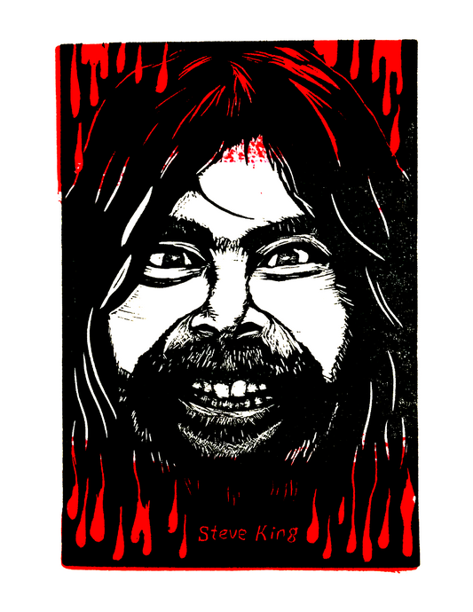 Stephen King (8.5 x 11’’) color print - Arts & Crafts