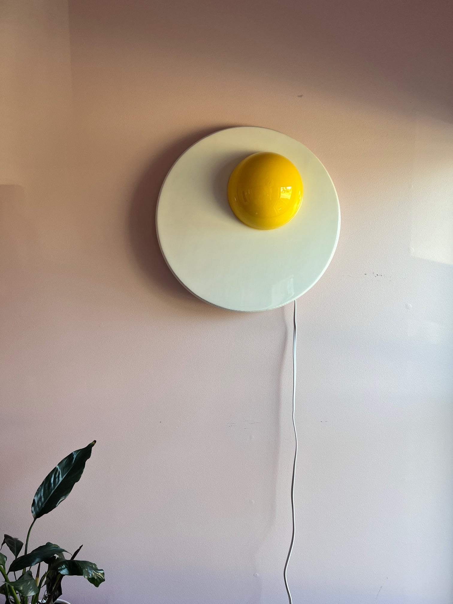 Sunny Side Up Egg: Wall Lamp: 18’’ round - Furniture