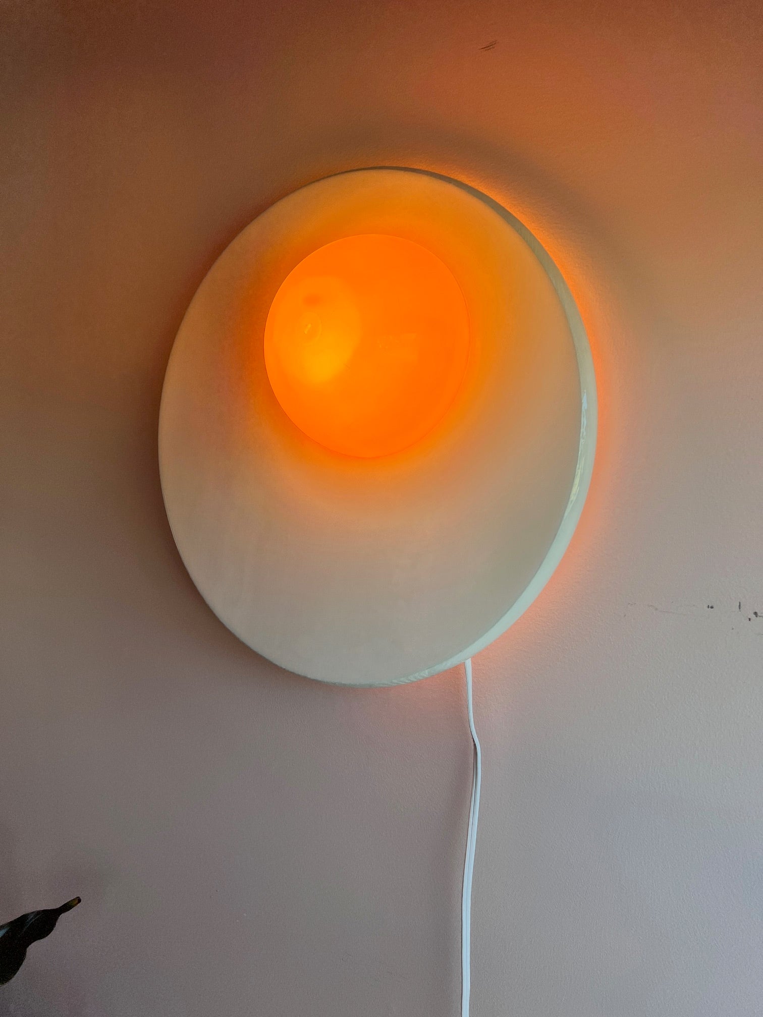 Sunny Side Up Egg: Wall Lamp: 18’’ round - Furniture