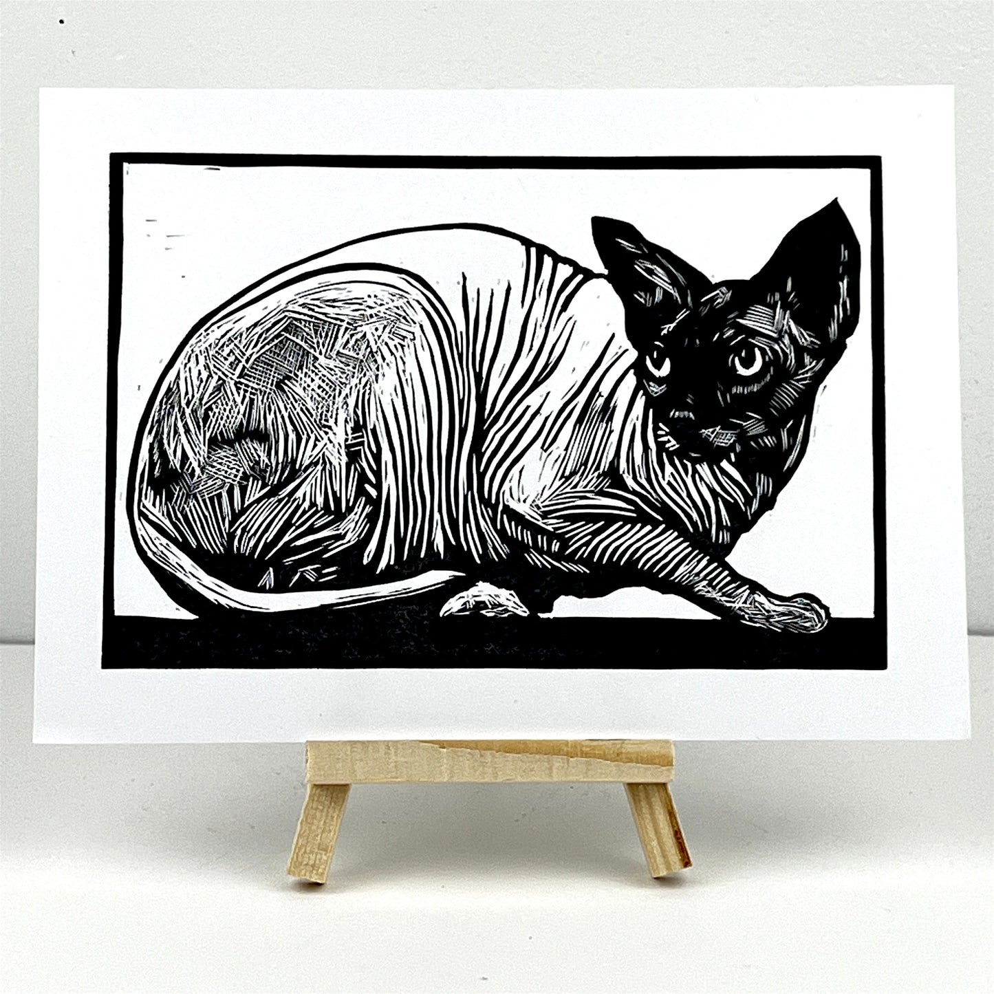 The Sphynx Cat - White - Arts & Crafts
