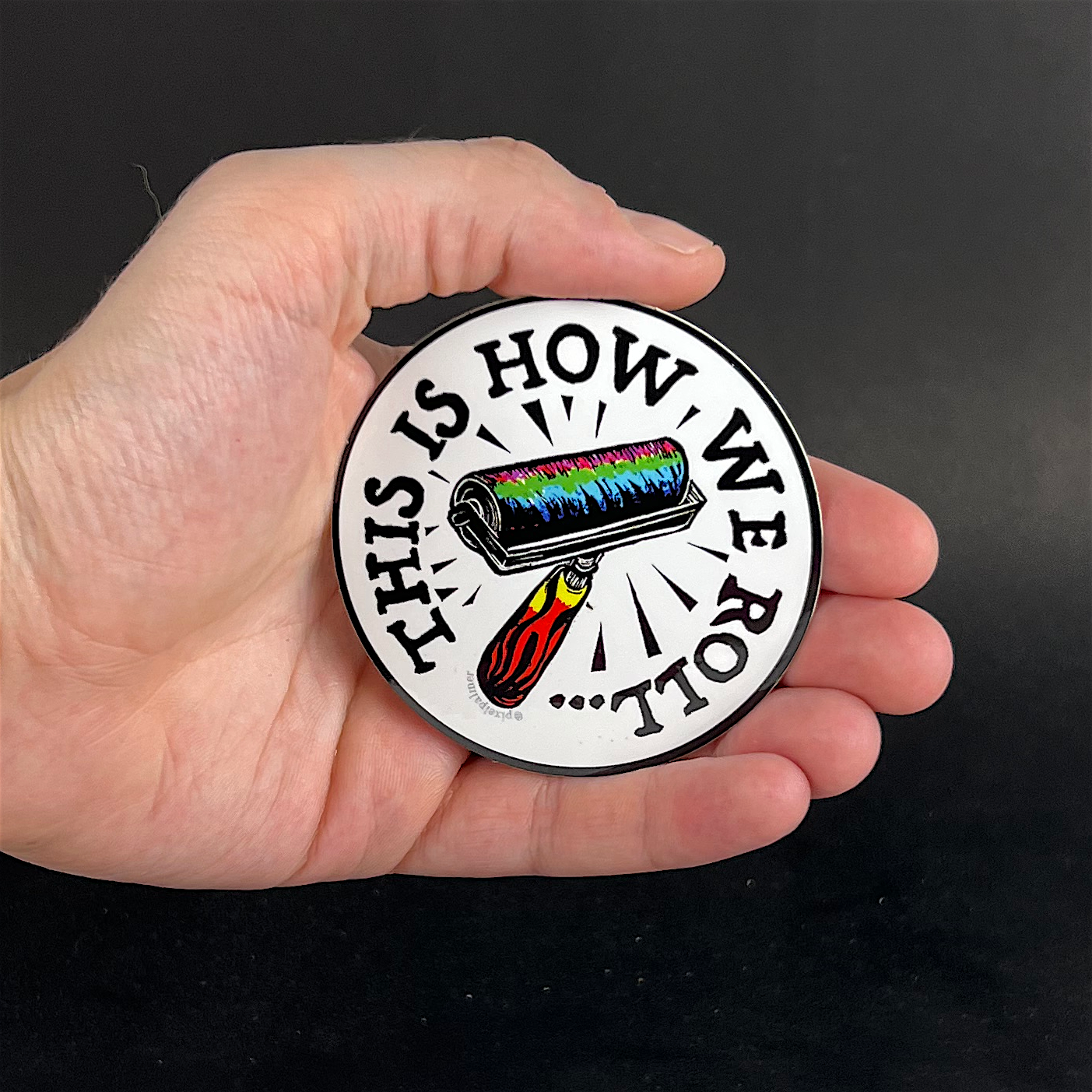 How We Roll - sticker - Arts & Crafts