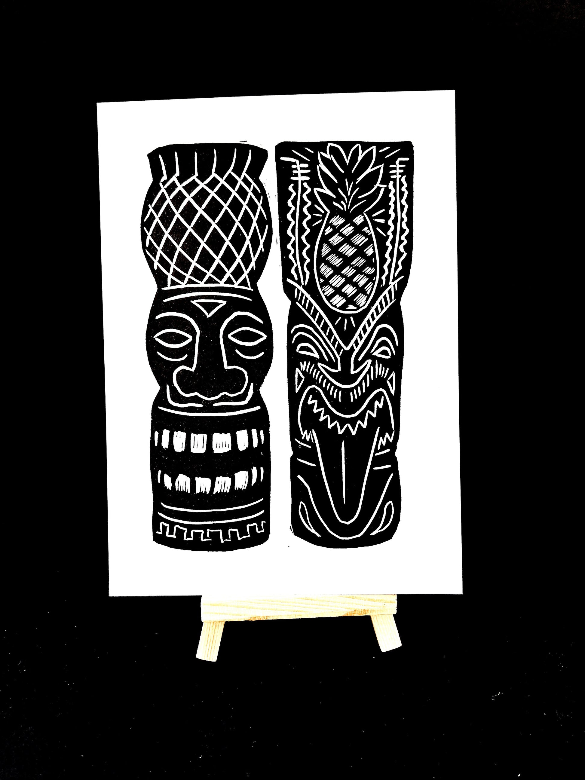 Tiki Tumblers - Pair 05 - Arts & Crafts