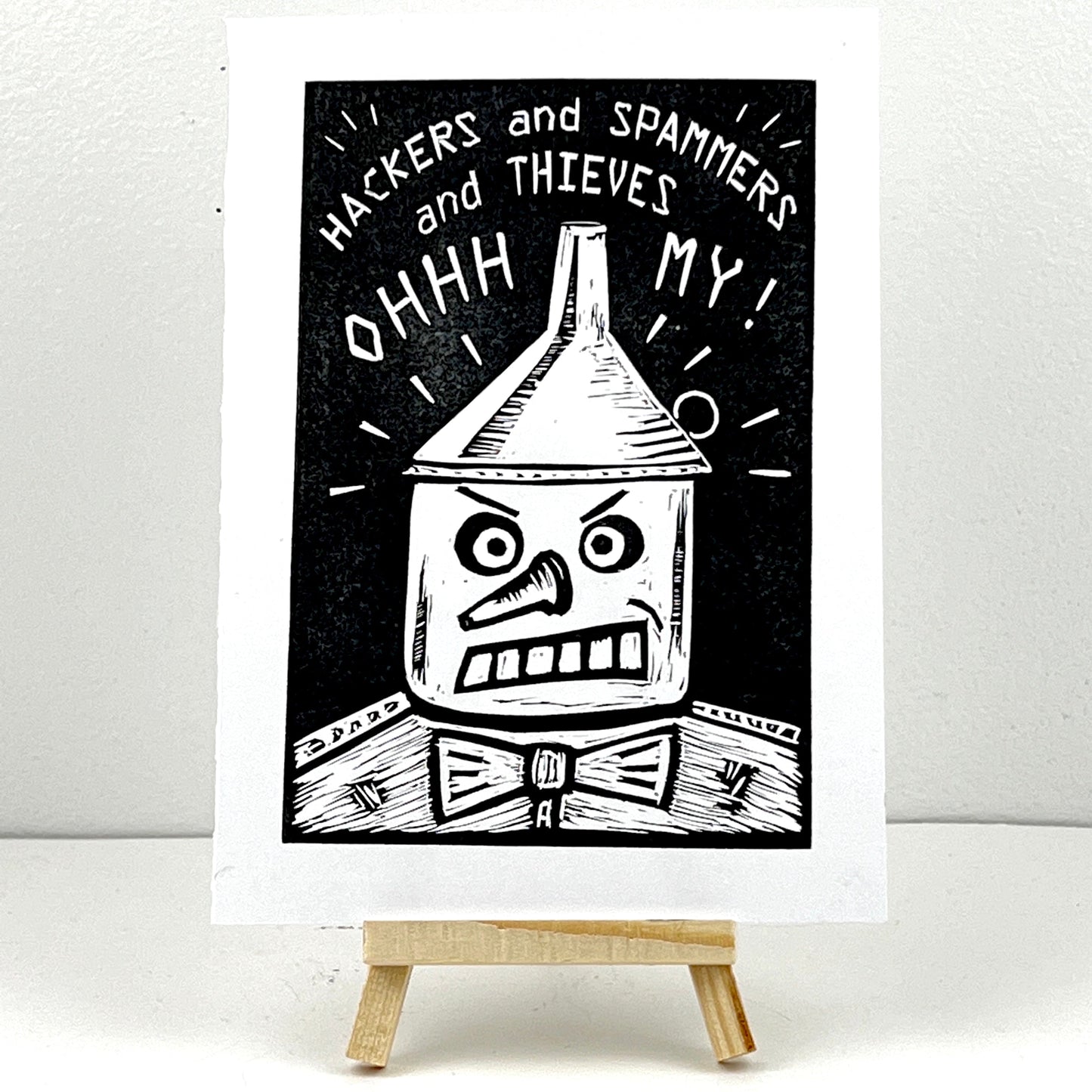 Tin Man is Ticked Off! - Arts & Crafts