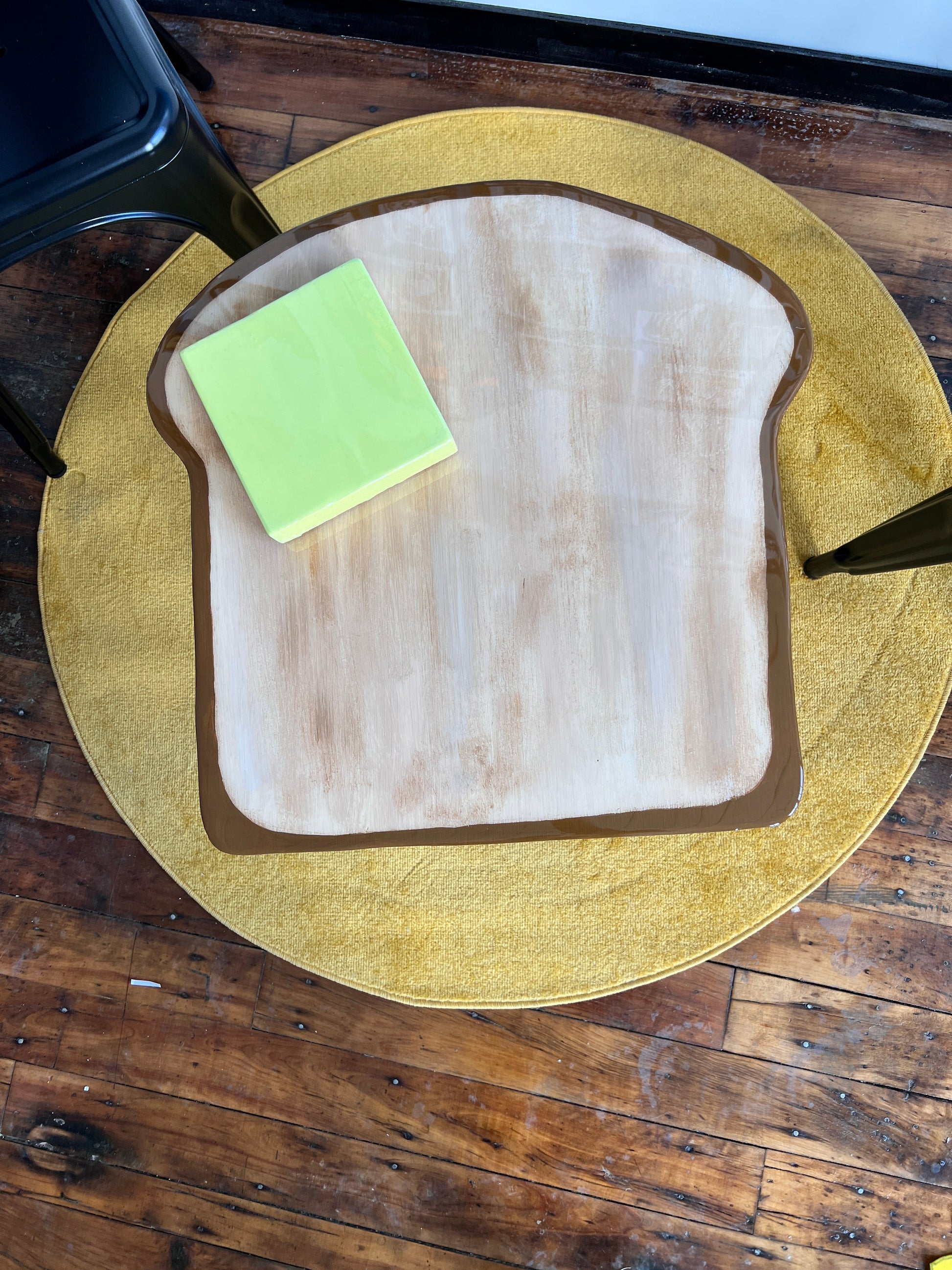 Toast /w Butter Pat: Coffee Table: 24x24’’ with 16’’ legs - Furniture