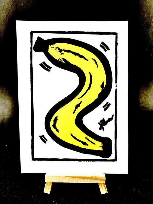 Warhol meets Haring - Dancing Banana - Arts & Crafts